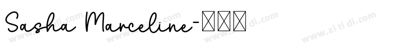 Sasha Marceline字体转换